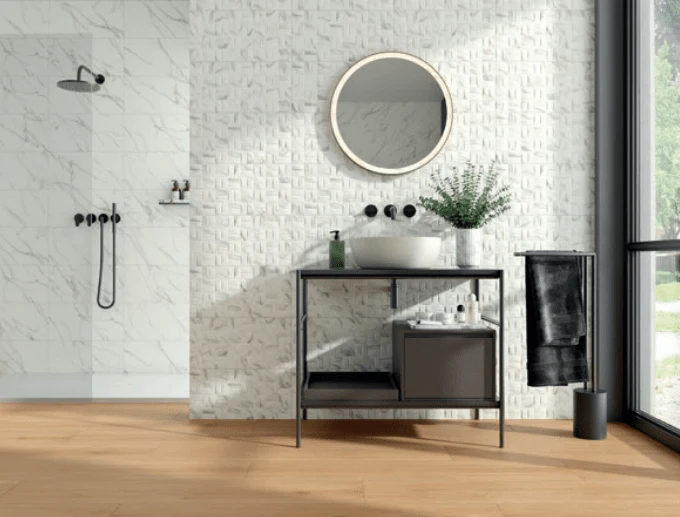 Aston White 25x50 CM Kakel - Image 3