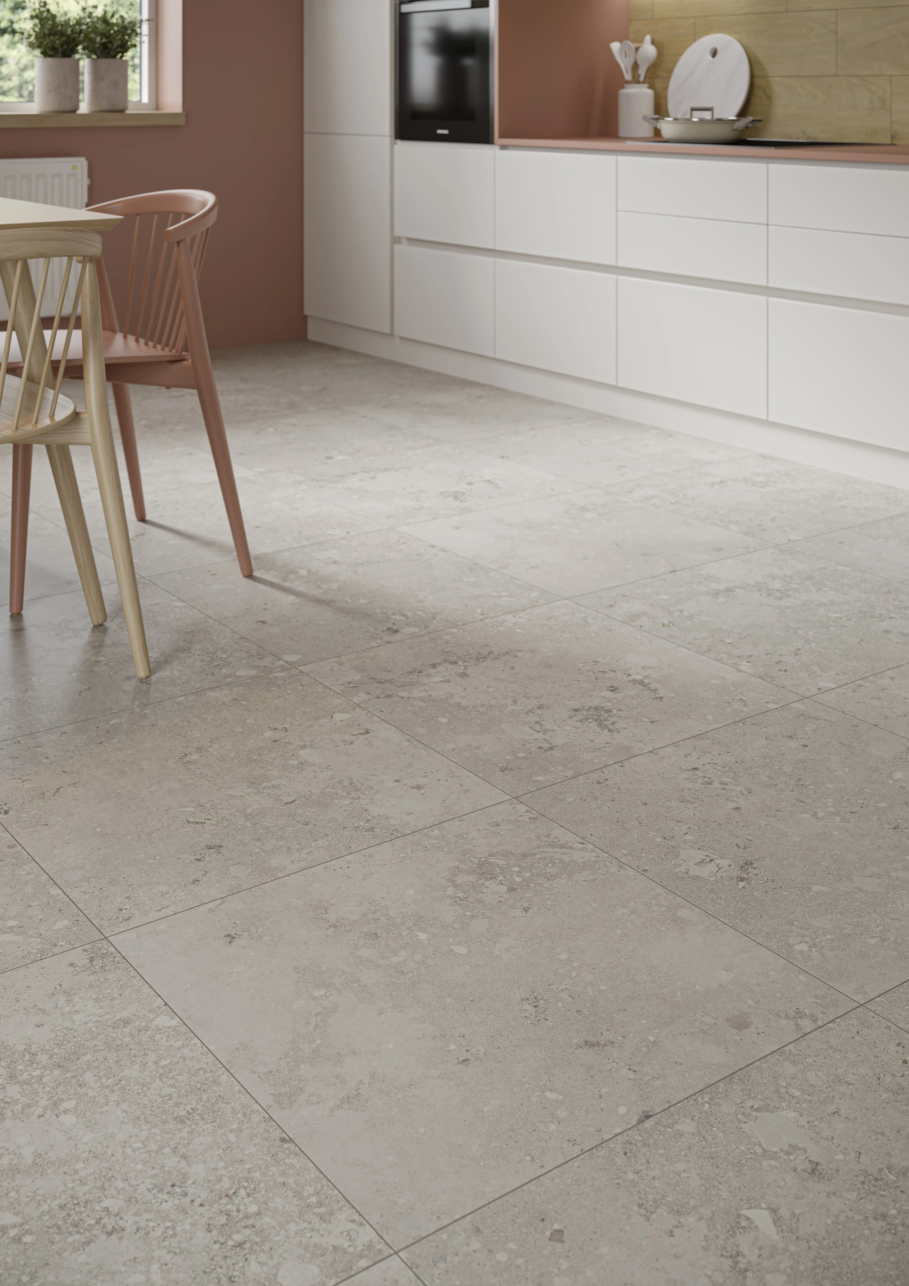 Borgholm Kalksten Taupe Matt Rect. 60x120 CM Klinker - Image 2