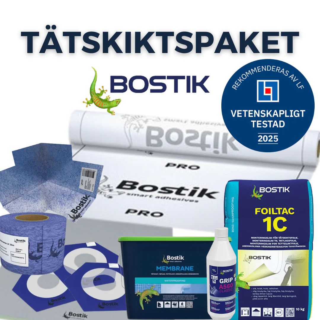 Bostik TĂ€tskiktspaket upp till 30mÂČ Golv & VĂ€gg