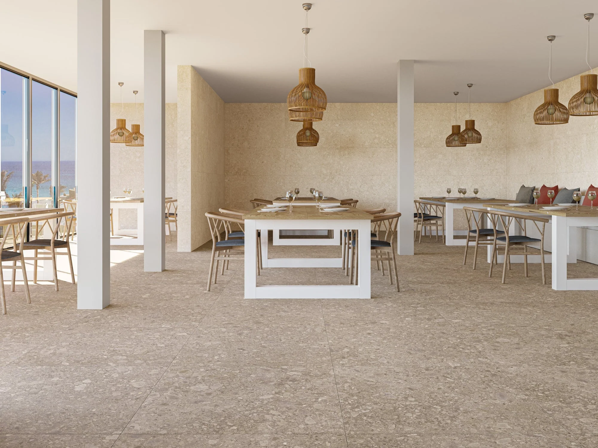 Ceppo Stone Dark Beige 60x60 CM Rect. Matt Klinker