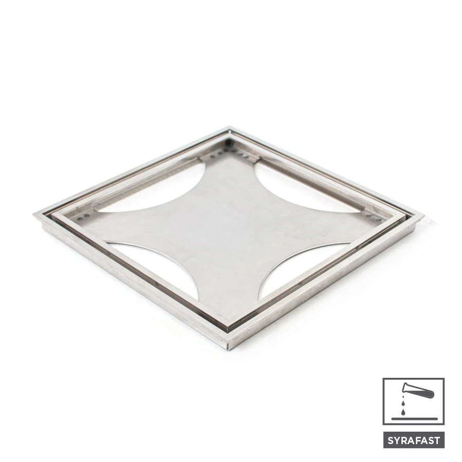 Golvbrunnssil Tile In Frame 200 Borstad syrafast - Image 2