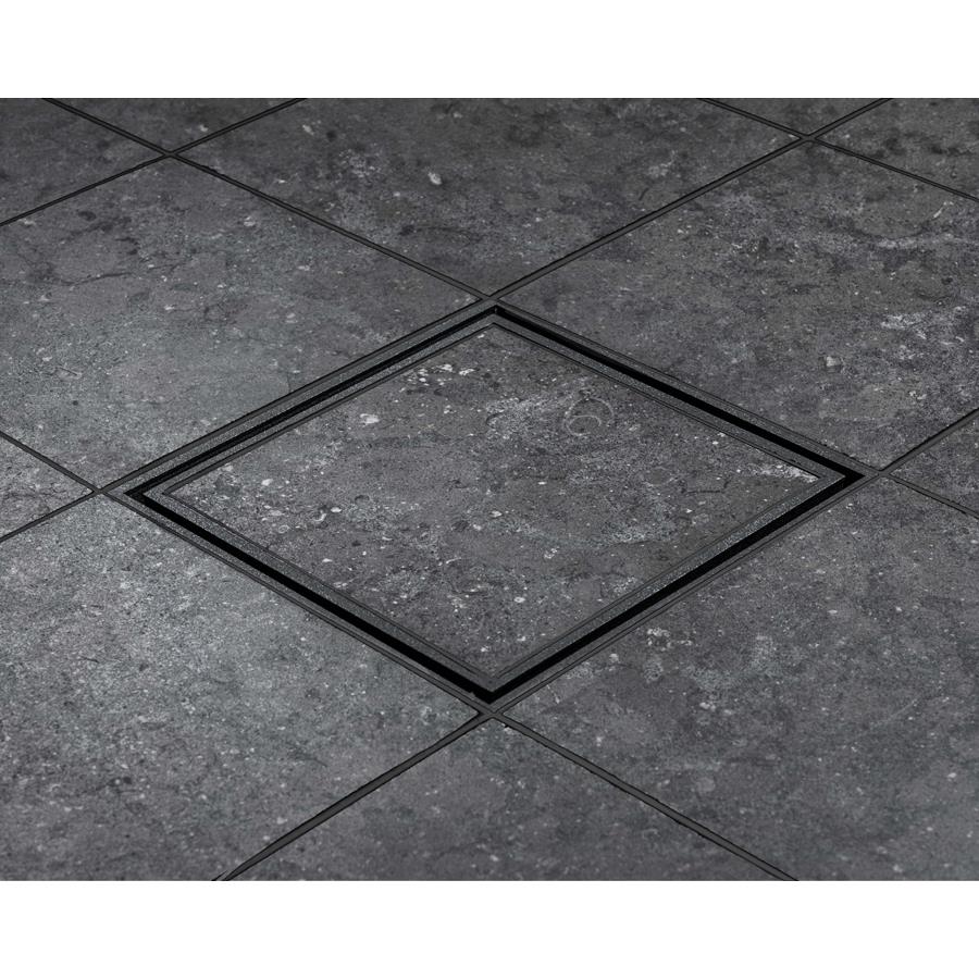 Golvbrunnssil Tile In Frame 200 Mörk Granit