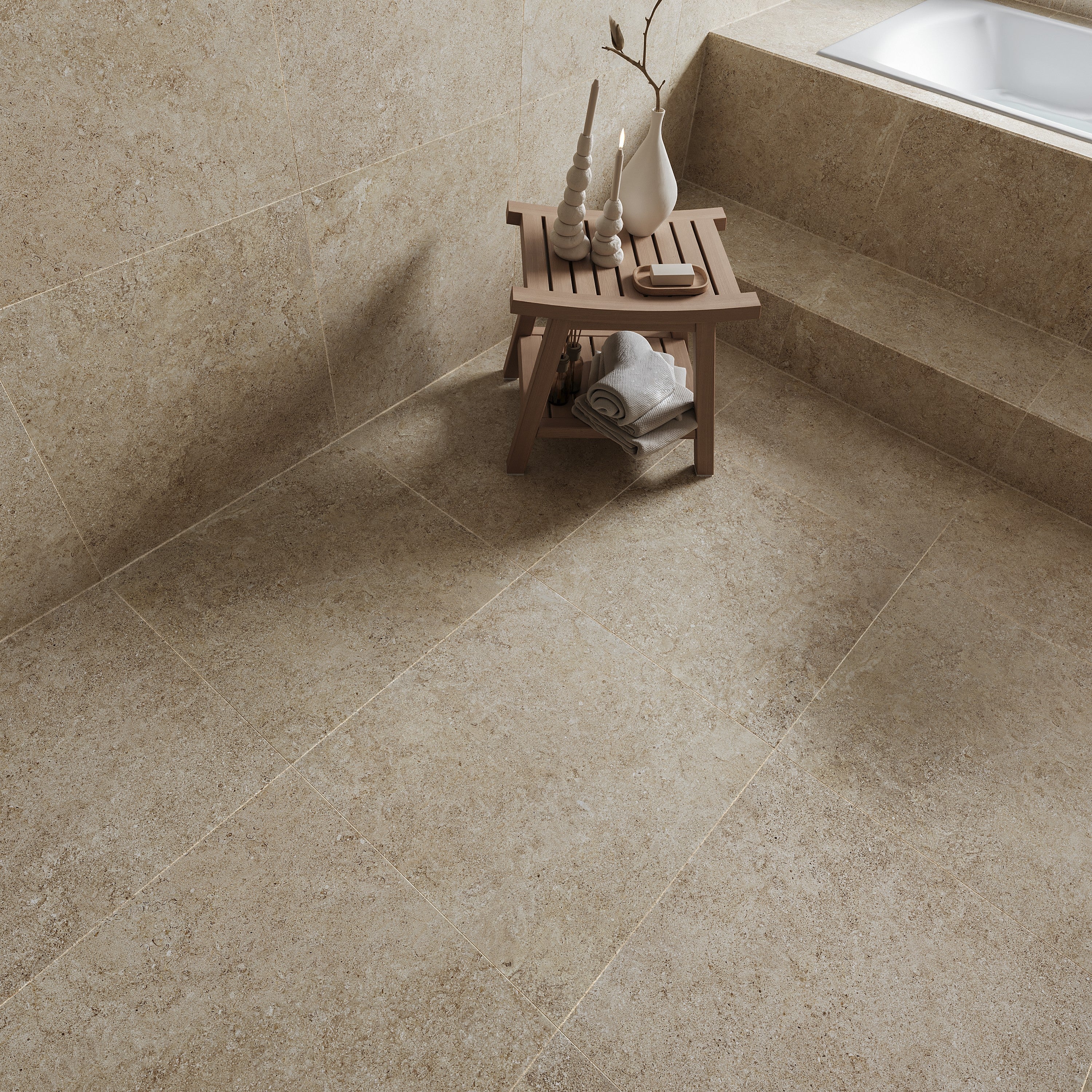 Gute Kalksten Beige 60x60 CM Klinker - Image 2