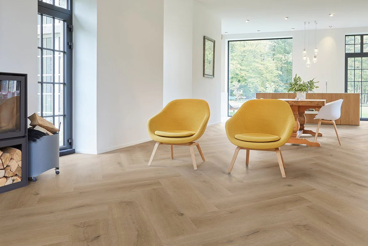 Herringbone Texas Oak H54 Vinylgolv COREtec - Image 2