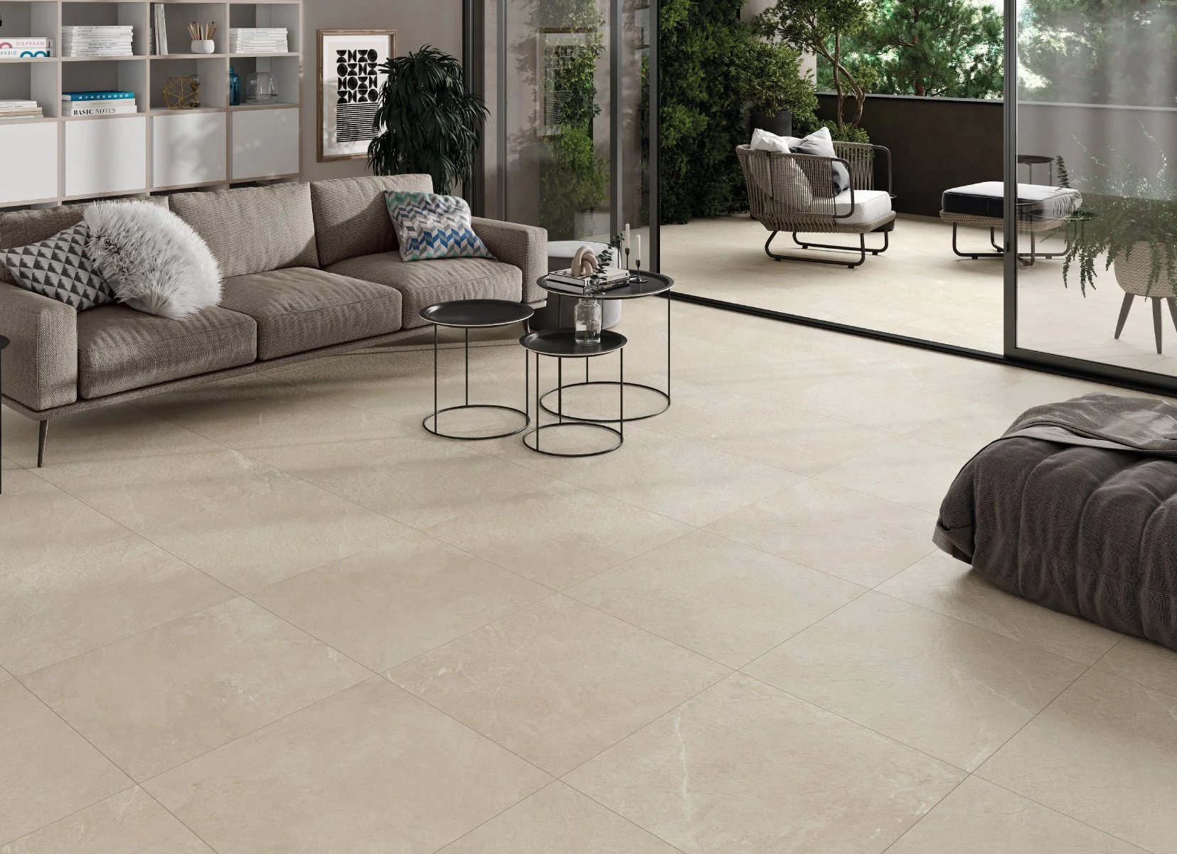 Indic Sand Rect. 60x60 CM Klinker