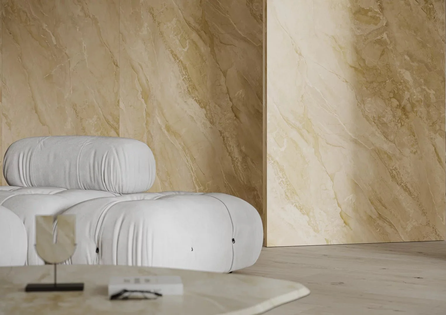 Madrid Marble Beige Rect. 60x60 CM Klinker - Image 5