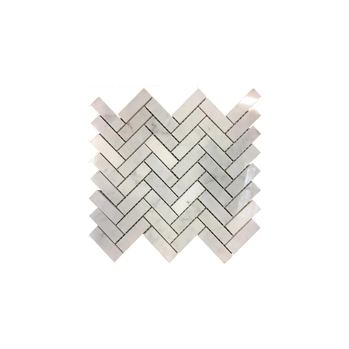 Naturstensmosaik Fiskben Vit 20Ă64 MM