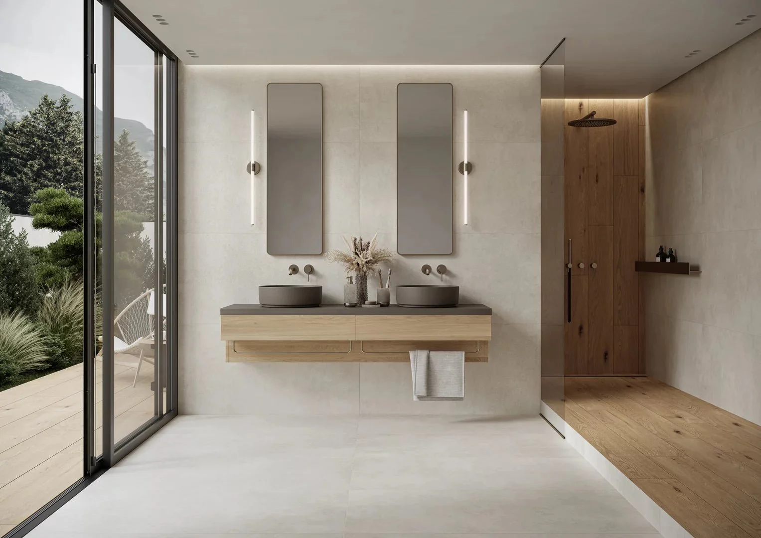 Nordic Light Beige 60x60 CM Rect. Matt Klinker