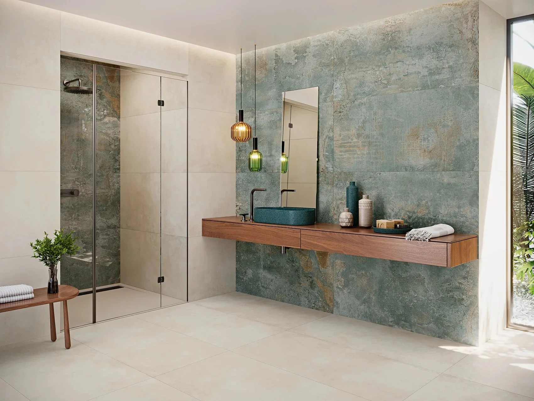 Oxido Turquoise 60x60 CM Klinker