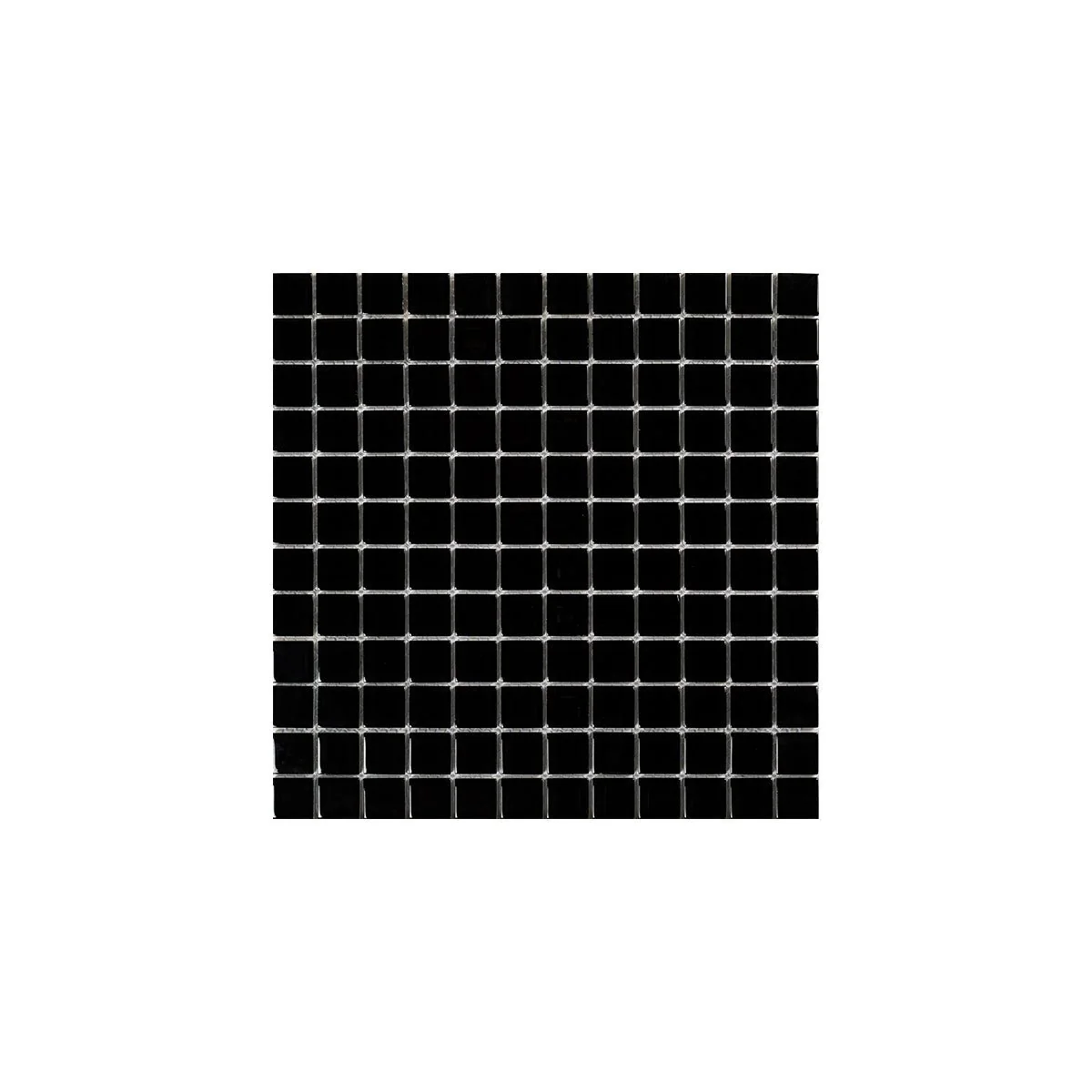 Paketpris 12 kvm Kristall Svart 23Ă23 MM Mosaik