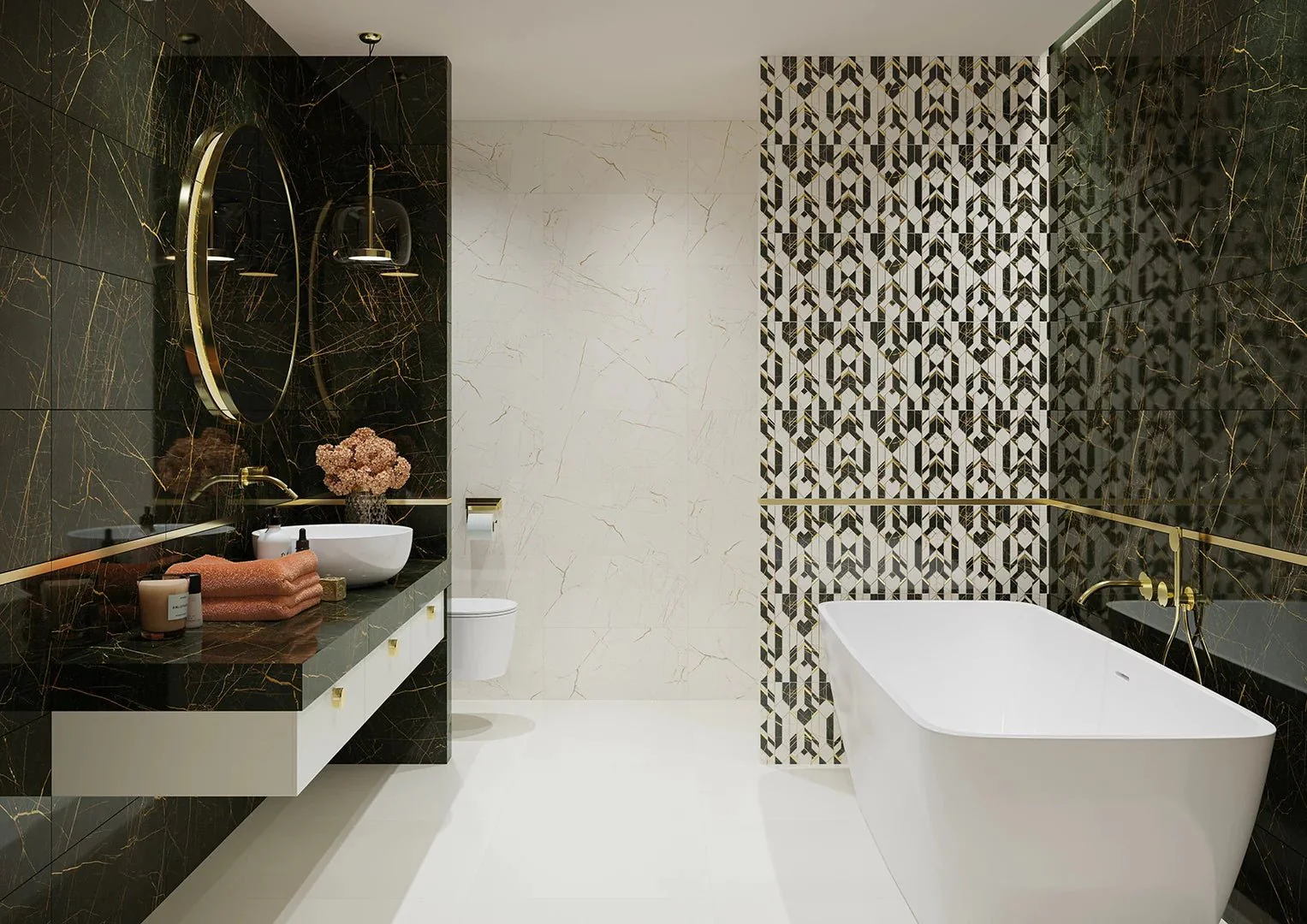 Royal Marbles White 30x60 CM Kakel - Image 2