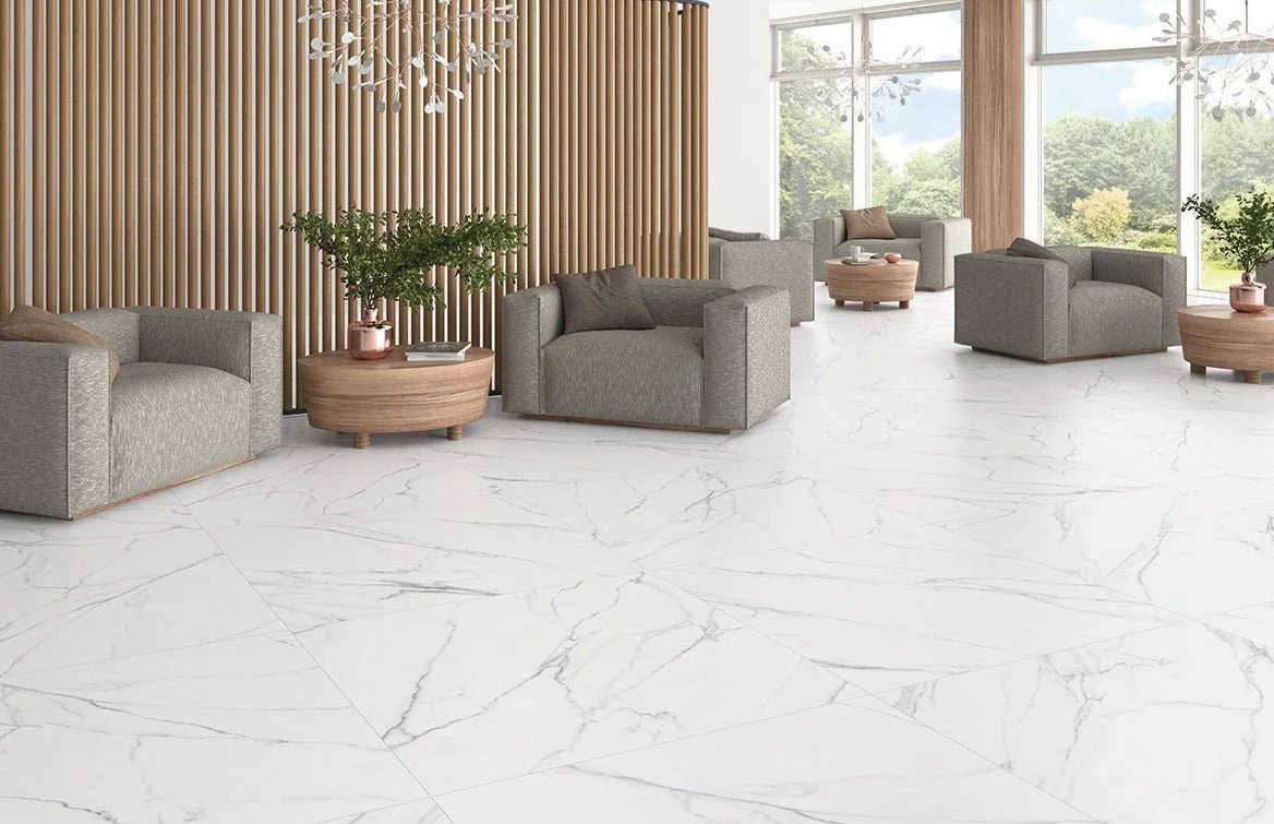 Santorini White Matt Rect. 60x60 CM Klinker