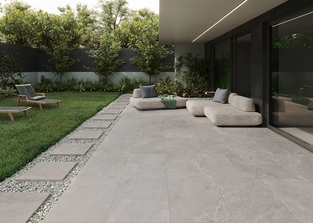 Savoy Grey 60x60 CM Uteklinker (20MM i tjocklek)