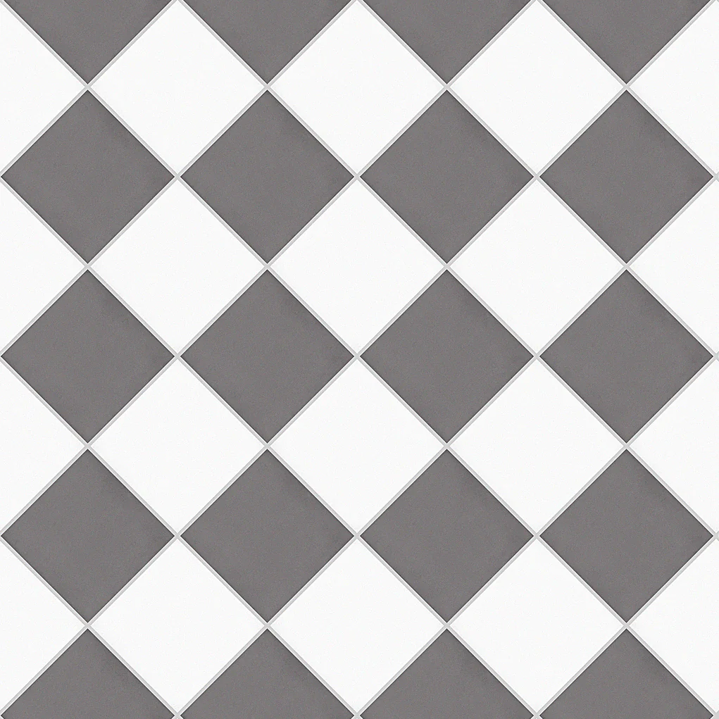 Schackrutigt Vit/GrÄ 20x20 CM Klinker - Image 2