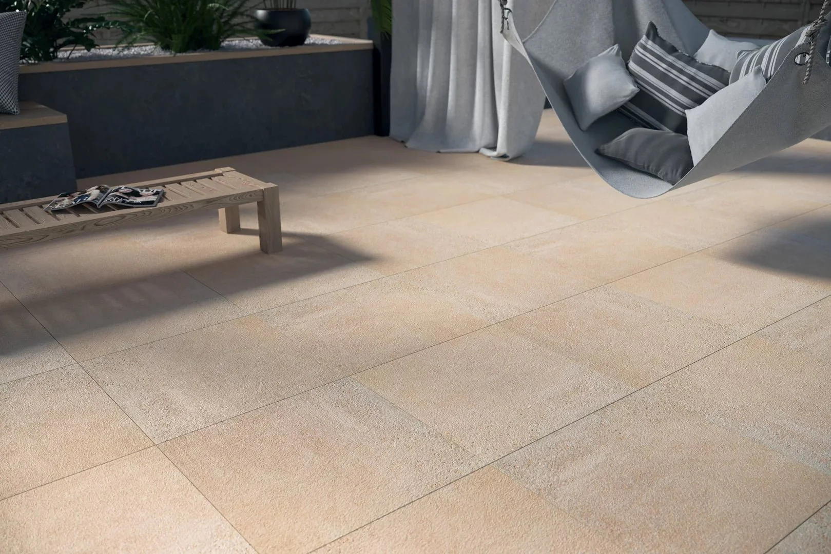 Stone Optimal Beige 60x60 CM Uteklinker (20MM i tjocklek) - Image 2