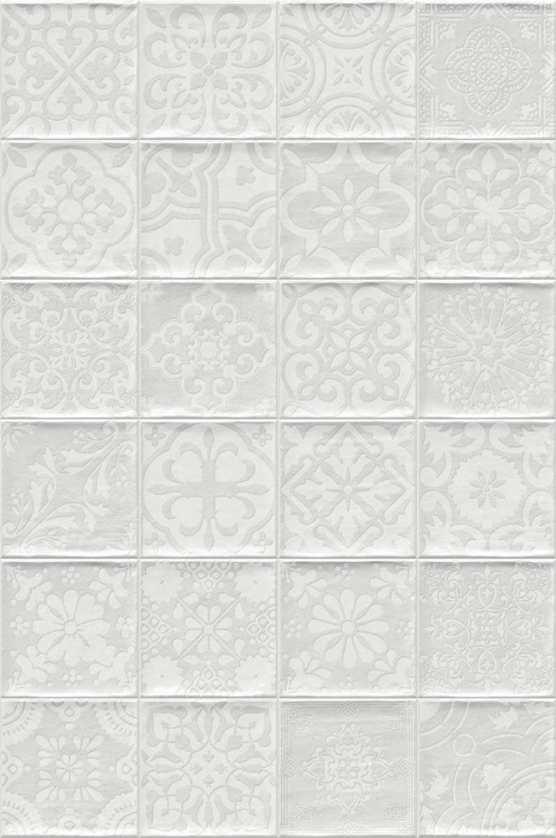 Tamil Vit 13x13 CM Kakel