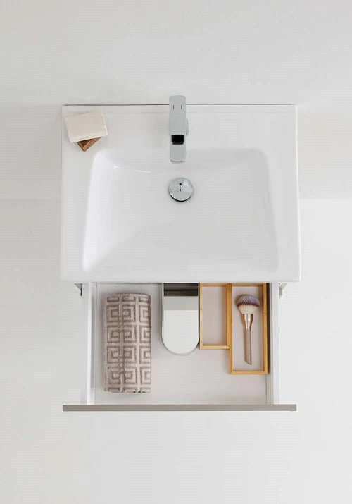 TvÀttstÀllsskÄp Clay 600 Beige med tvÀttstÀll Hafa - Image 3