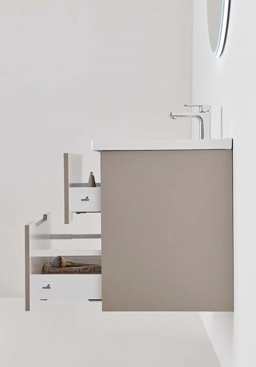 TvÀttstÀllsskÄp Clay 600 Beige med tvÀttstÀll Hafa - Image 4