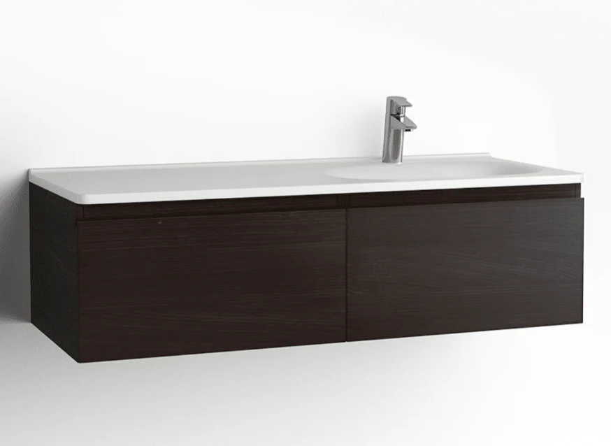 TvÀttstÀllsskÄp Flow 1200 Brun ek med 2 lÄdor Vedum - Image 4