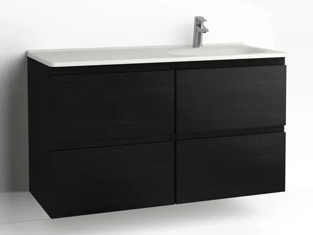 TvÀttstÀllsskÄp Flow 1200 Svart Ask med 4 lÄdor Vedum - Image 4